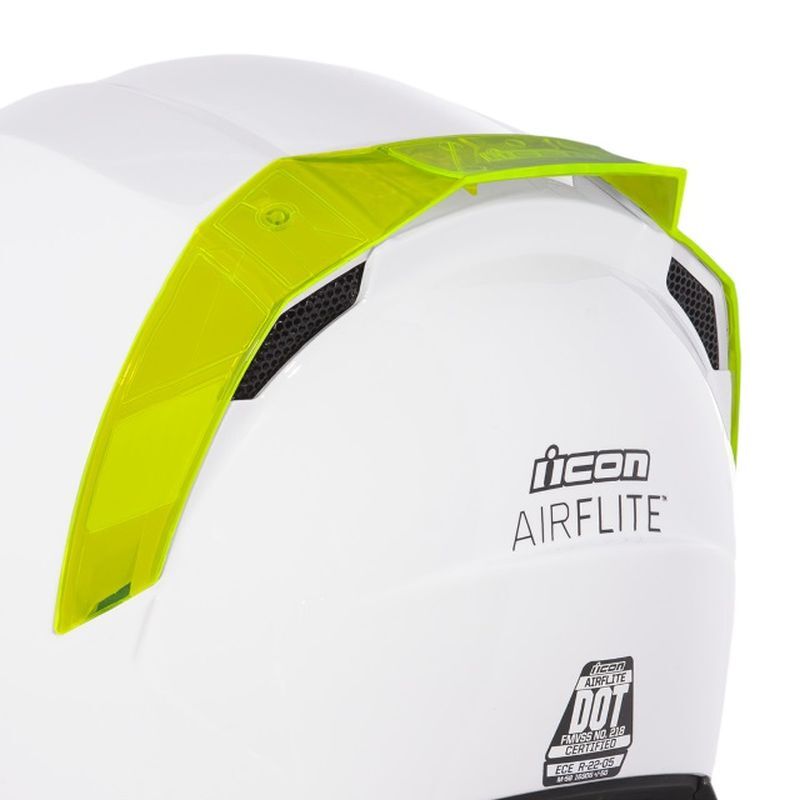 Icon Airflite Motorcycle Riding Racing Helmet Rear Spoiler - Pick Color