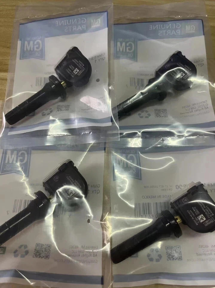 4PCS OEM 13540600 Genuine TPMS Tire Pressure Sensor For Buick Cadillac Chevrolet