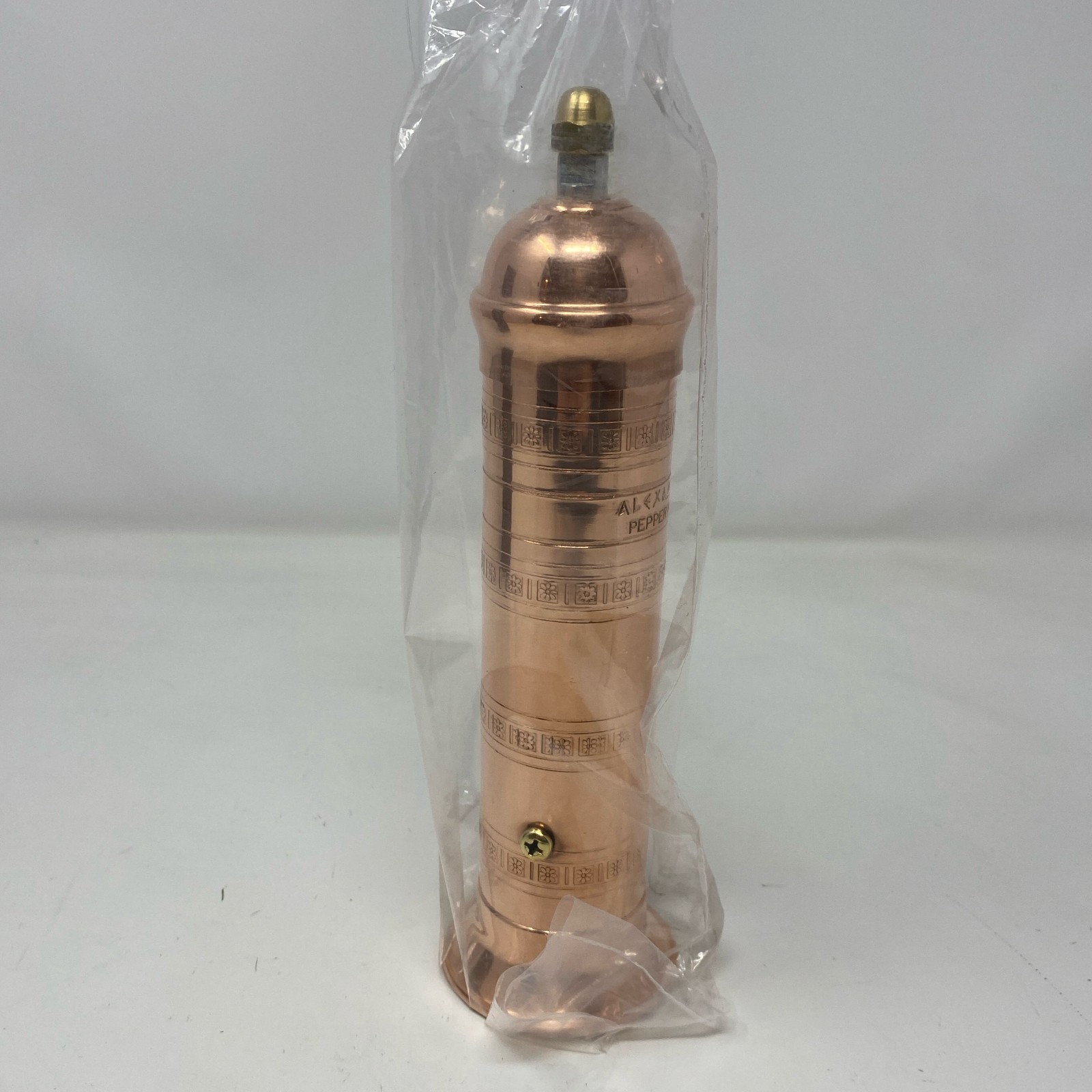 Alexander Home 8" Copper Original Greek Pepper Mill