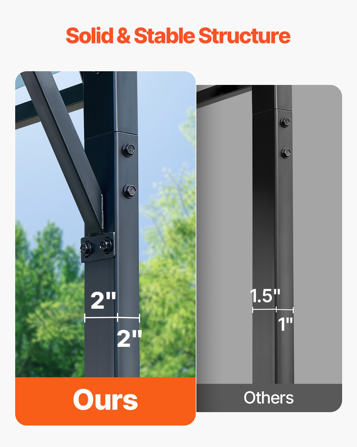 VEVOR 20 x 24 ft Heavy Duty Metal Carport Outdoor Boat Shelter