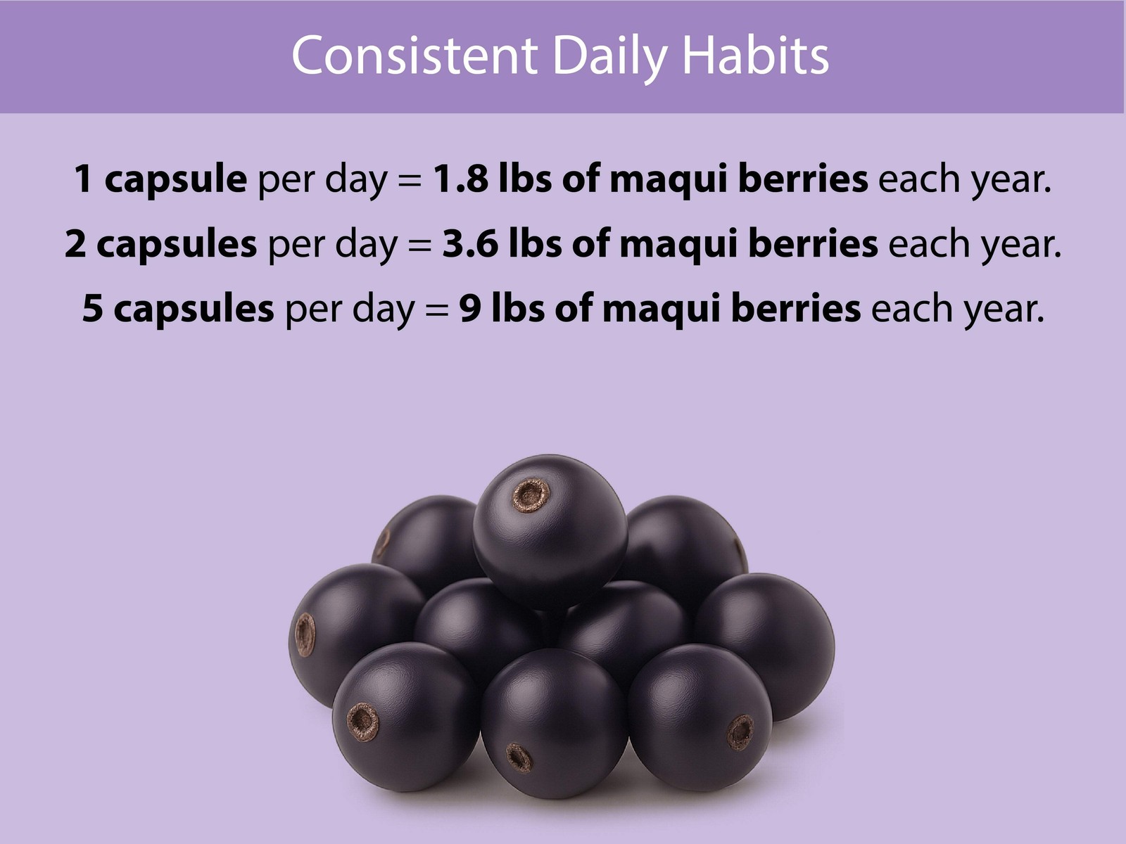 Organic Maqui Berry Capsules