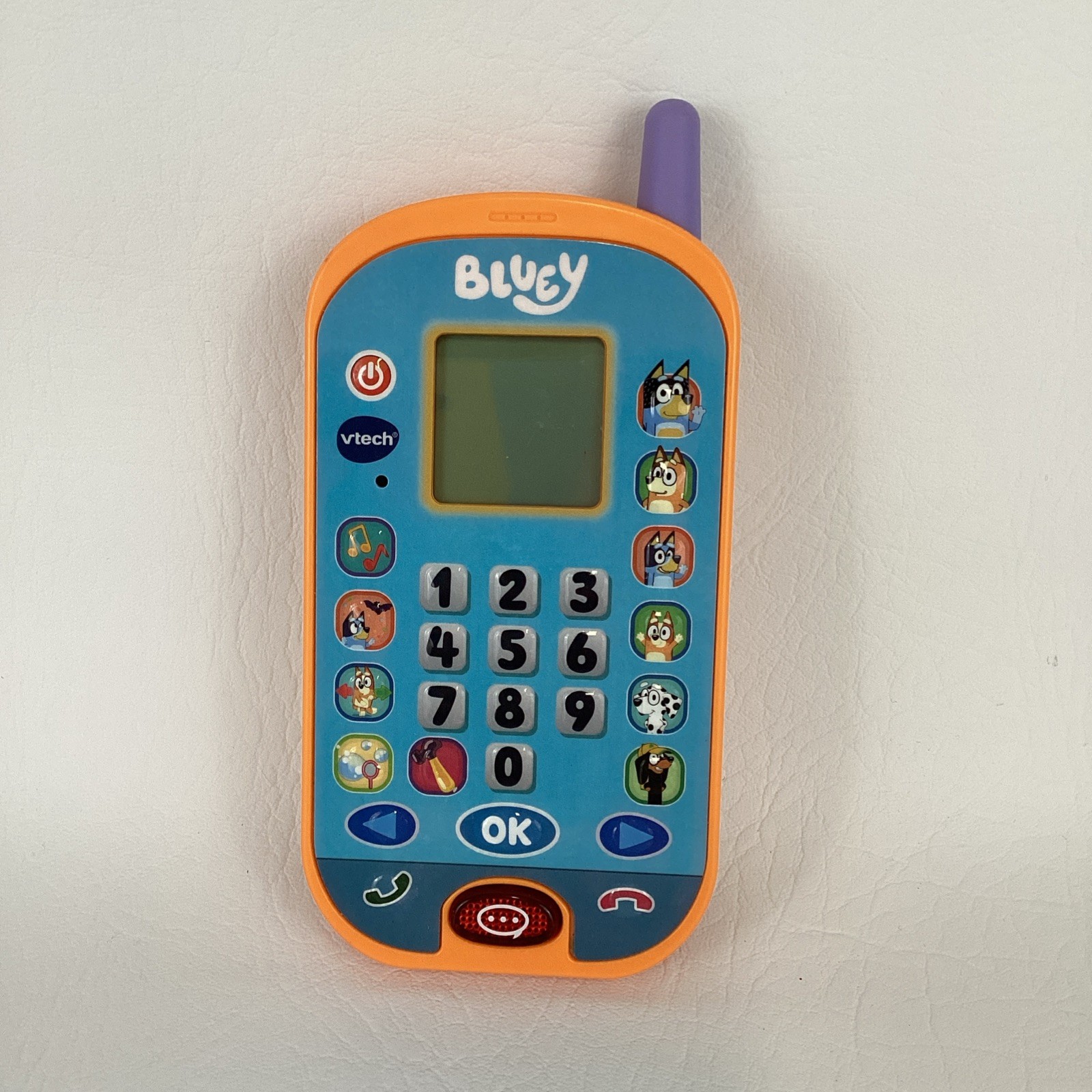 VTech Bluey Ring Ring Phone Preschool Toddler Learning Toy Character Activity