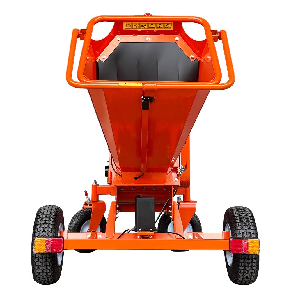6'' 18hp Wood Chipper 450cc Gas Powered E-start 4-Wheel 12V/9A FREE SHIPPING