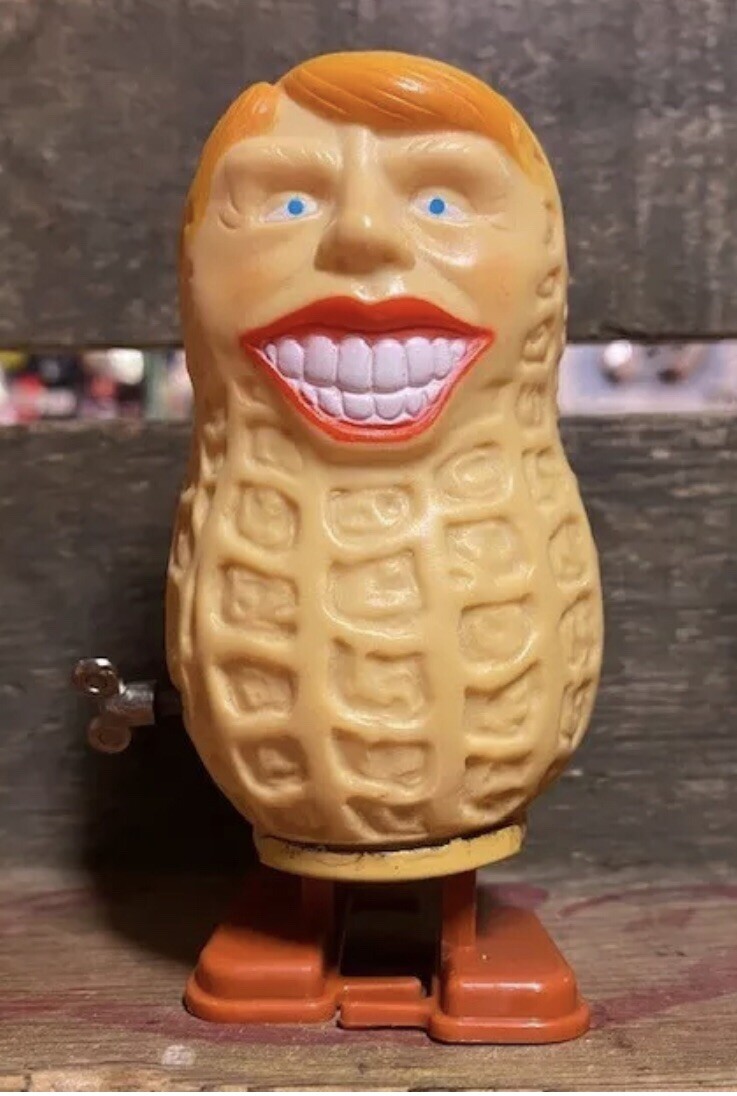 Jimmy Carter The Walking Peanut President Action figure windup mr peanut