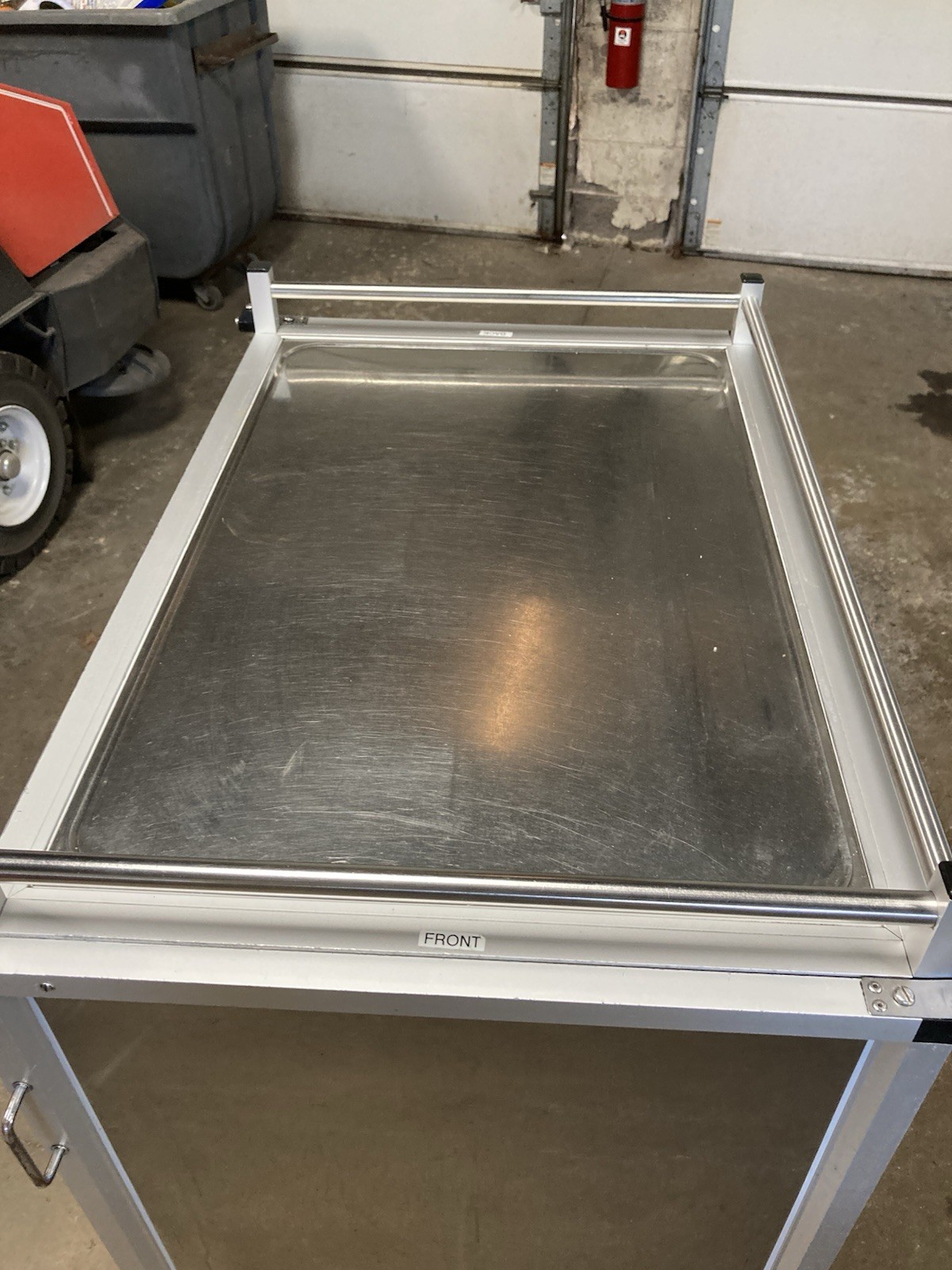 Hupfer 12 Tray Hospital Grade Delivery Cart. And Very Good Shape./Stainless .￼￼