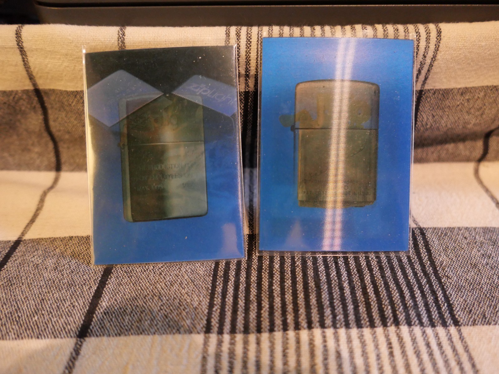 Zippo  ColleCarA Collection Cards Lot of Two