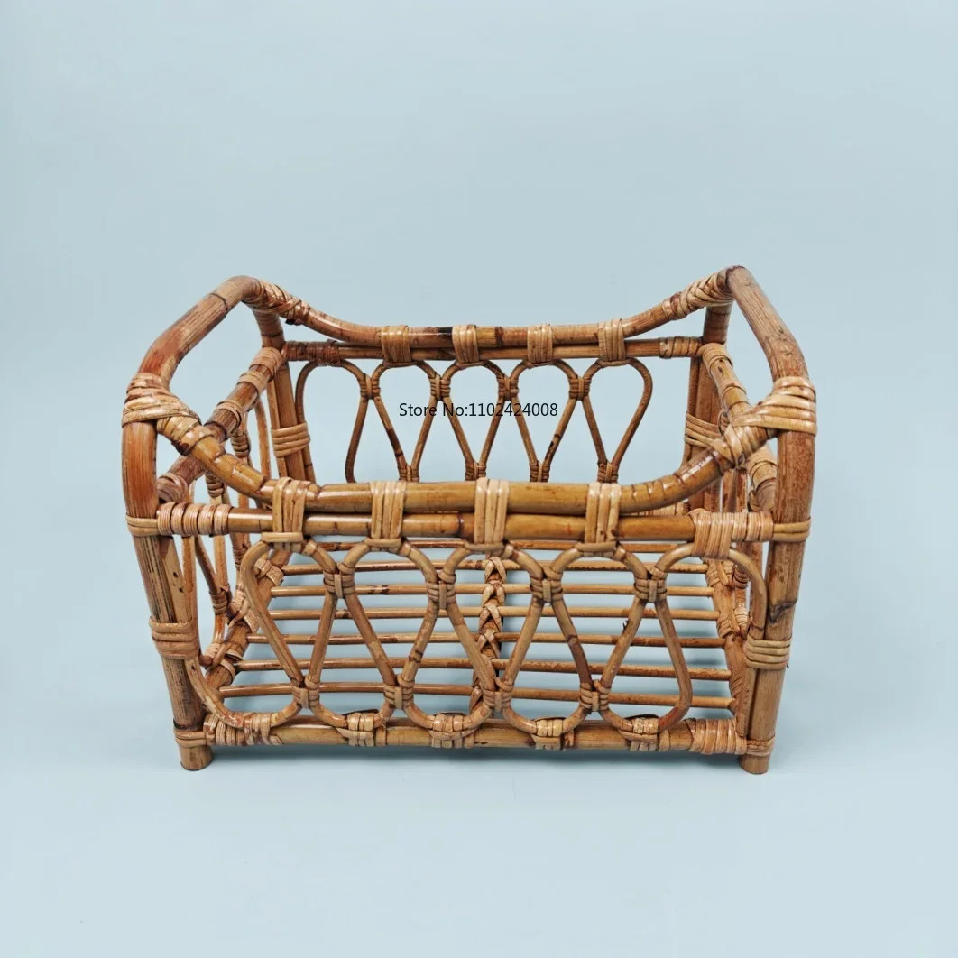 Rattan Furniture Photography for Newborns Photography Props Retro Chair Infant