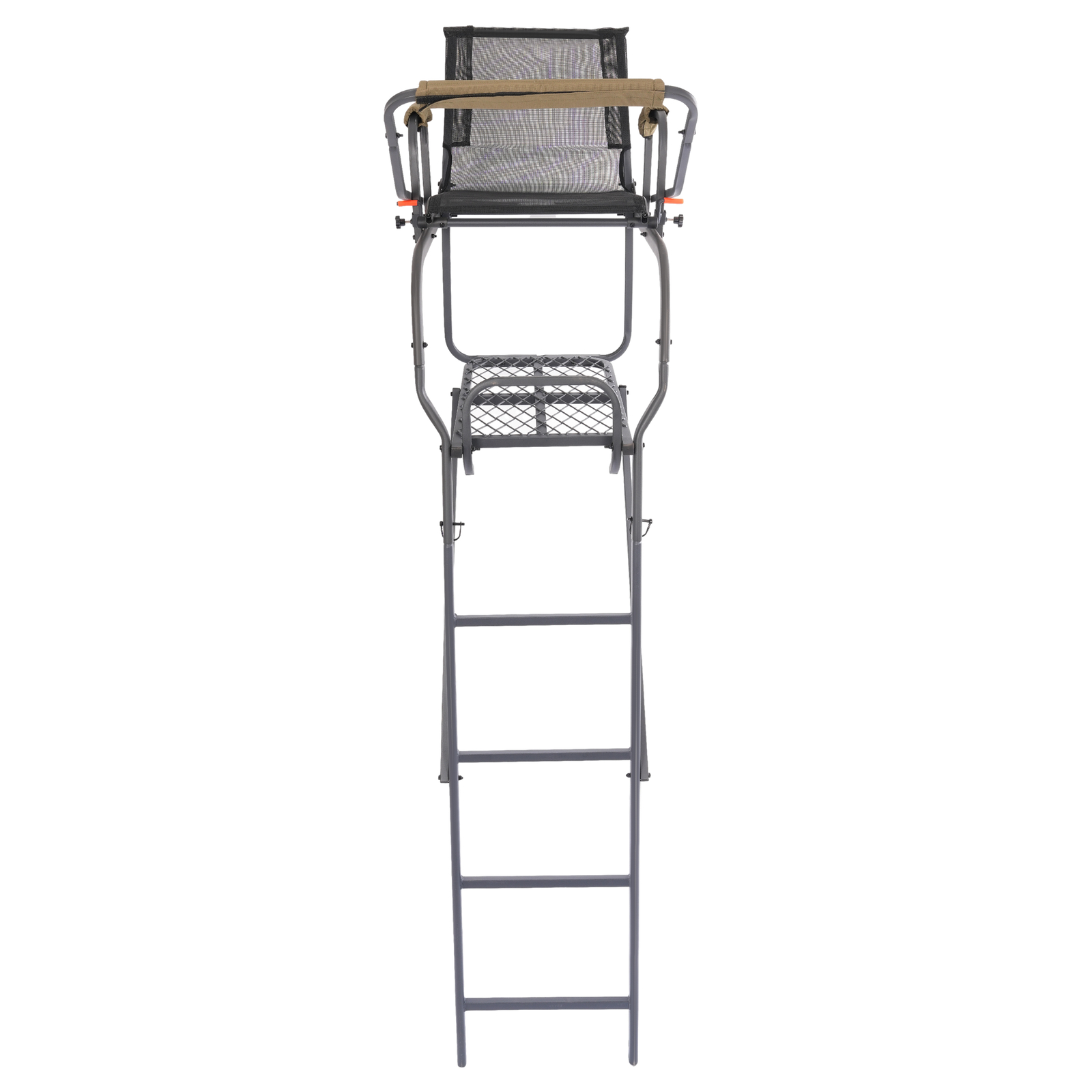 Lightweight Portable Hunting Tree Stand Ladder& Shooting Rail Climbing Mesh Seat