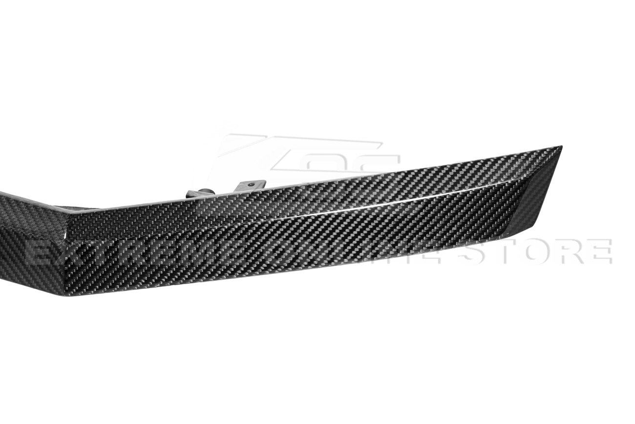 For 09-15 Cadillac CTS-V Coupe CARBON FIBER Rear Deck Lid Applique Trunk Insert