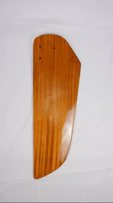 Sunfish Sailboat Rudder Blade Solid Mahogany, modern style