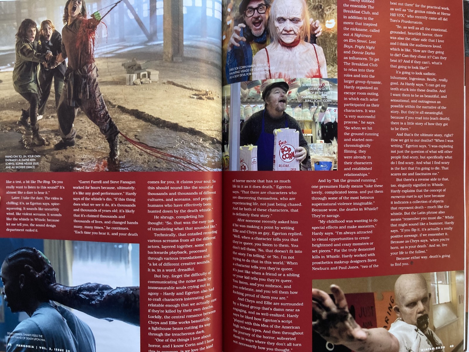 THE BRIDE! 2026 FANGORIA Magazine / SEND HELP / DUST BUNNY / WHISTLE / New