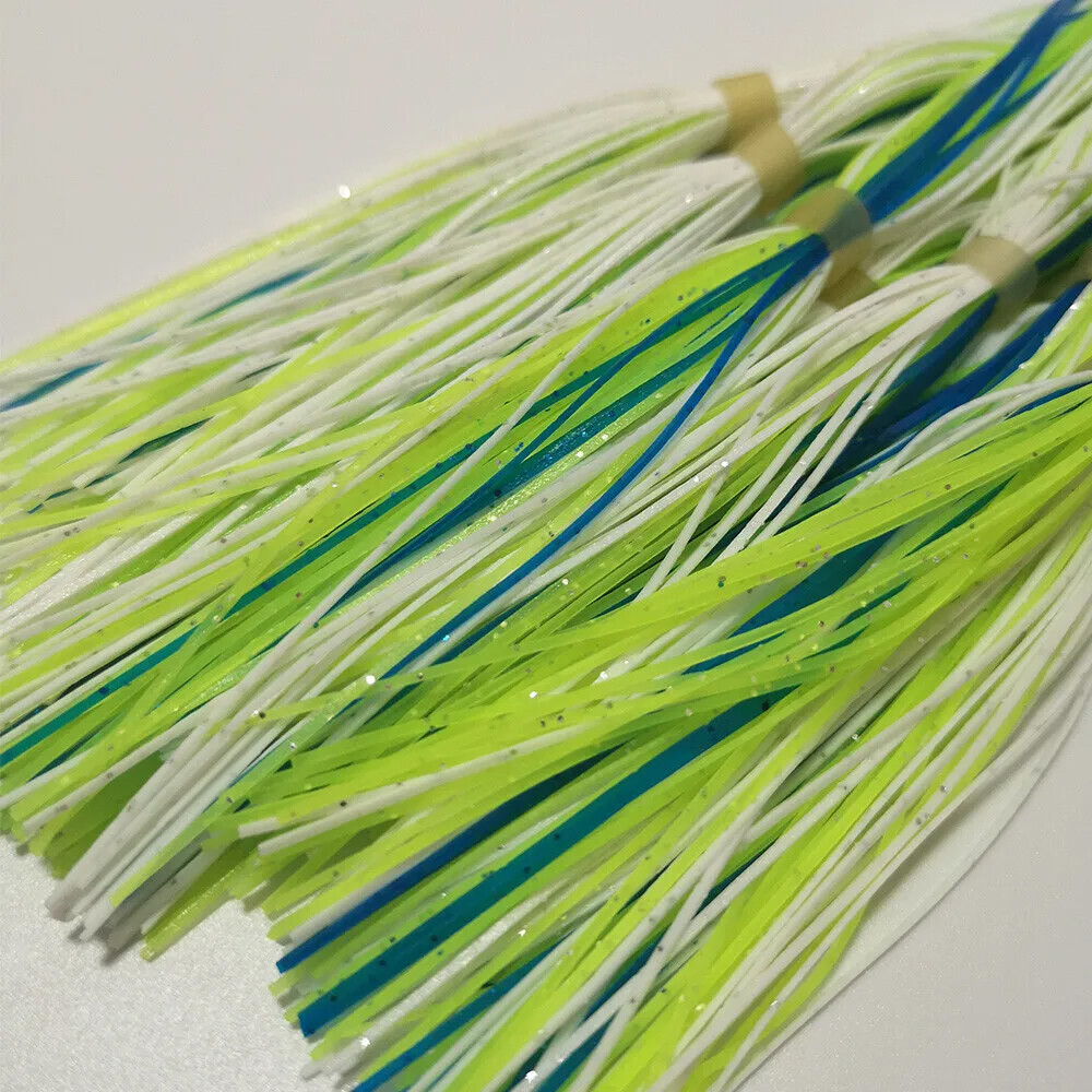 Lot Silicone Skirts Fishing Lure Skirt Replacement For Spinner Jig lures 20/24PC