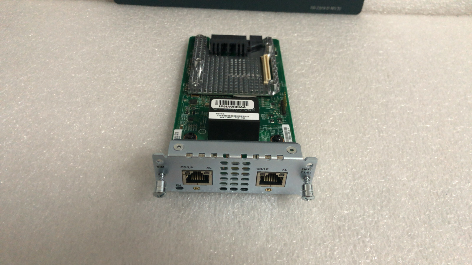 CISCO NIM-2MFT-T1/E1 2-Port T1/E1 WAN and Voice Network Interface Module Card
