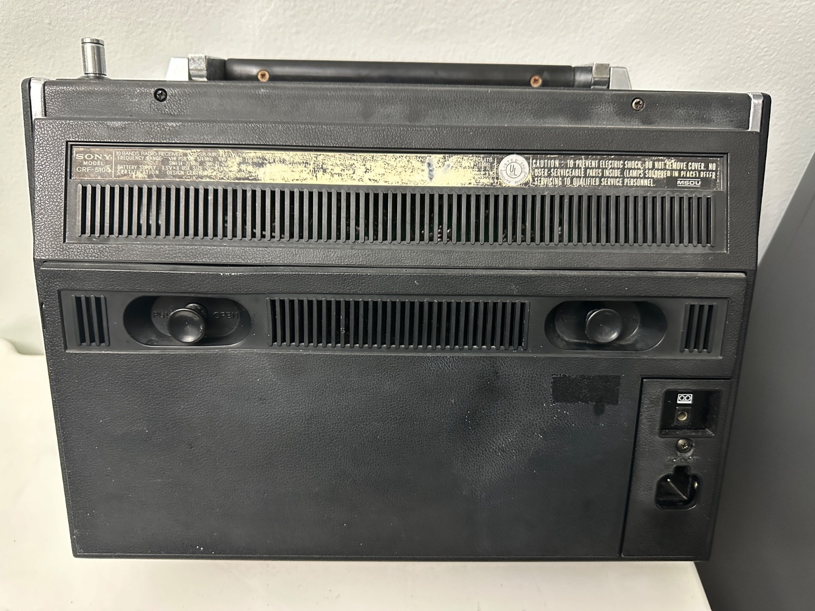 SONY 10Band Receiver AM/FM/AIR/PSB/LW/SW 1-5/BFO Model CRF-5100 , Tested/Works..