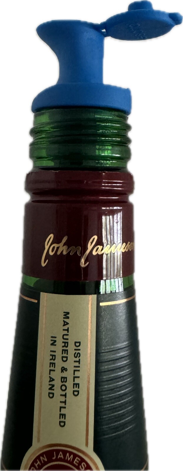 12 Blue POUR SPOUTS Flip Top Liquor Bottle Pourers - NEW Dust & Bug Free!