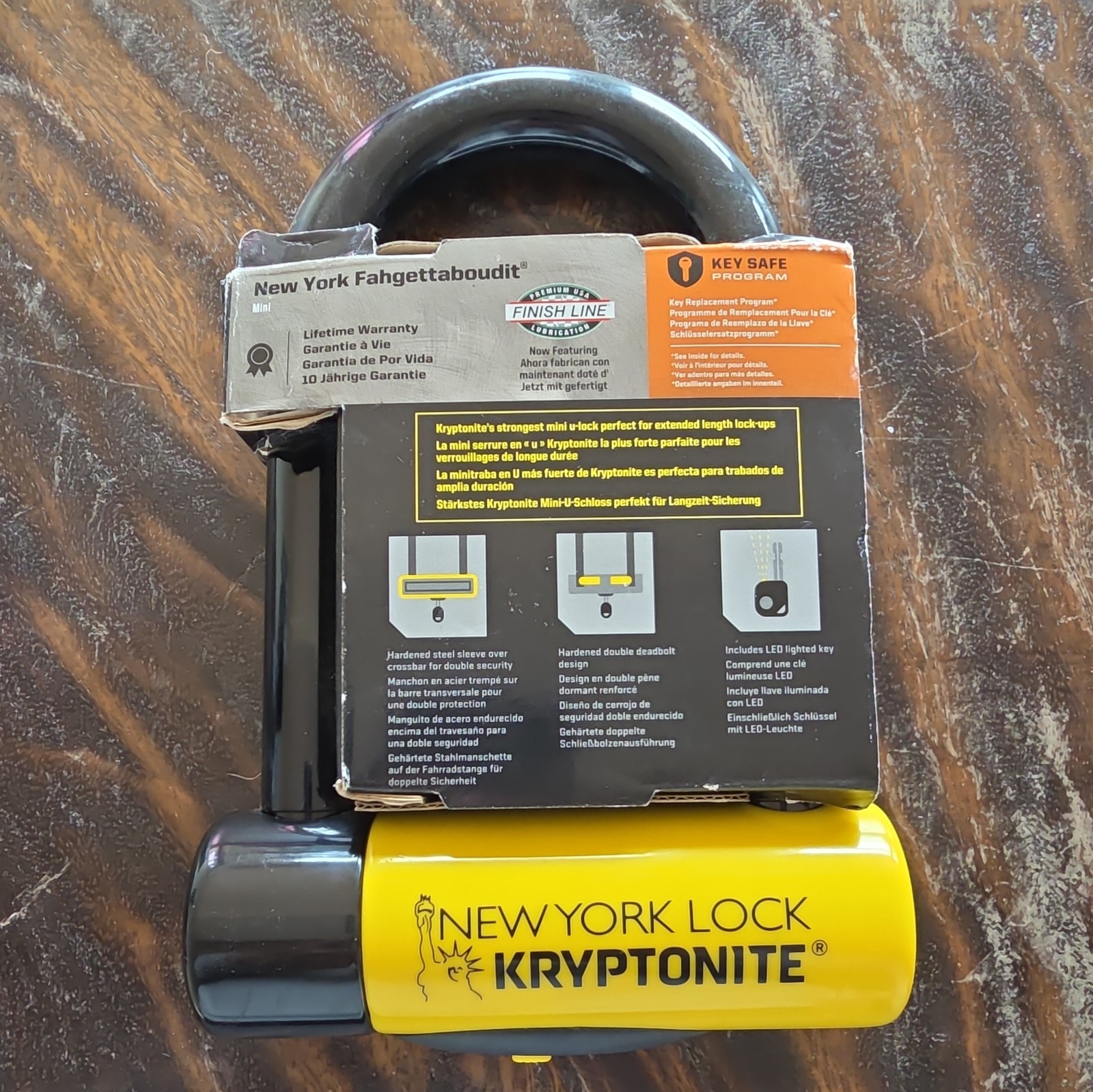 NEW Kryptonite New-U New York Fahgettaboudit Mini FREE QUICK SHIPPING