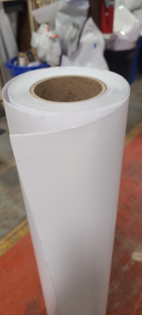 3.0 mil Matte Clear Vinyl Cold Pressure-Sensitive Laminate Self-Adhesive UV 4-YR