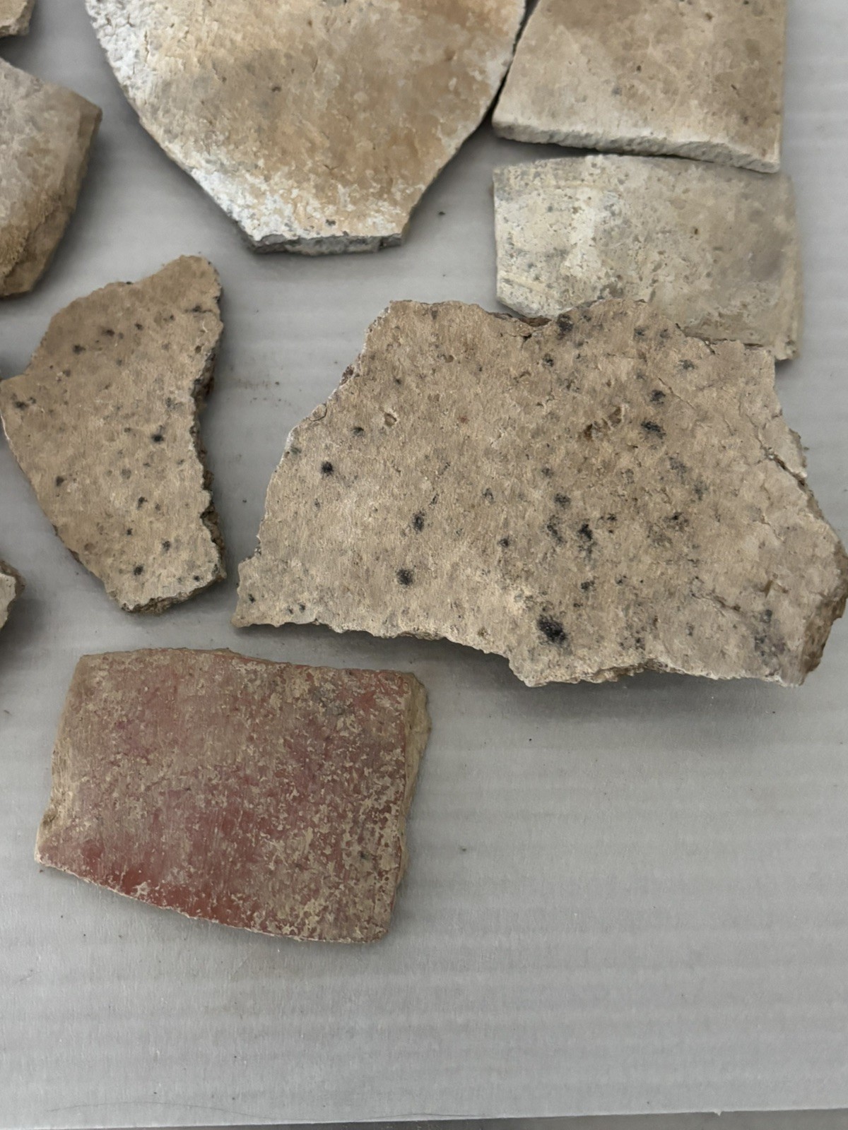 12 Ancient Anasazi Native American Pottery Shards 2” - 4” Arizona L6-D FREE SHIP