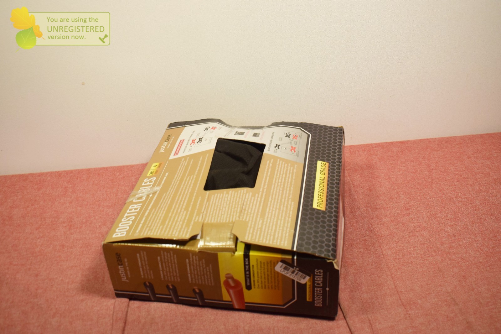 Justin Case 20ft 4 Gauge Booster Cable: 225 Amps Jumper Cables