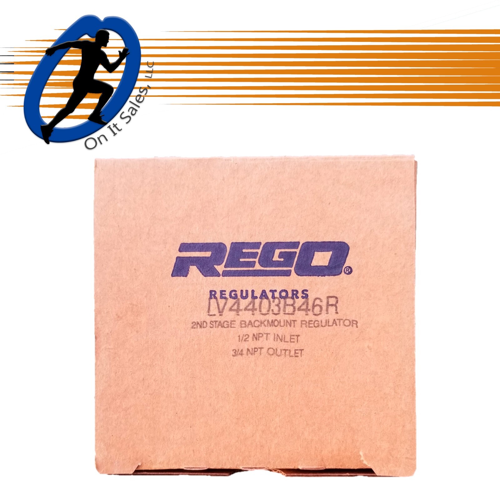 Rego Regulator LV4403B46R Low Pressure 2nd Stage 1/2" F.NPT x 3/4" F.NPT