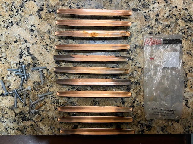 Lot Of 11 Vintage Ajax Scovill 534 Cabinet Jewelry Drawer Pulls