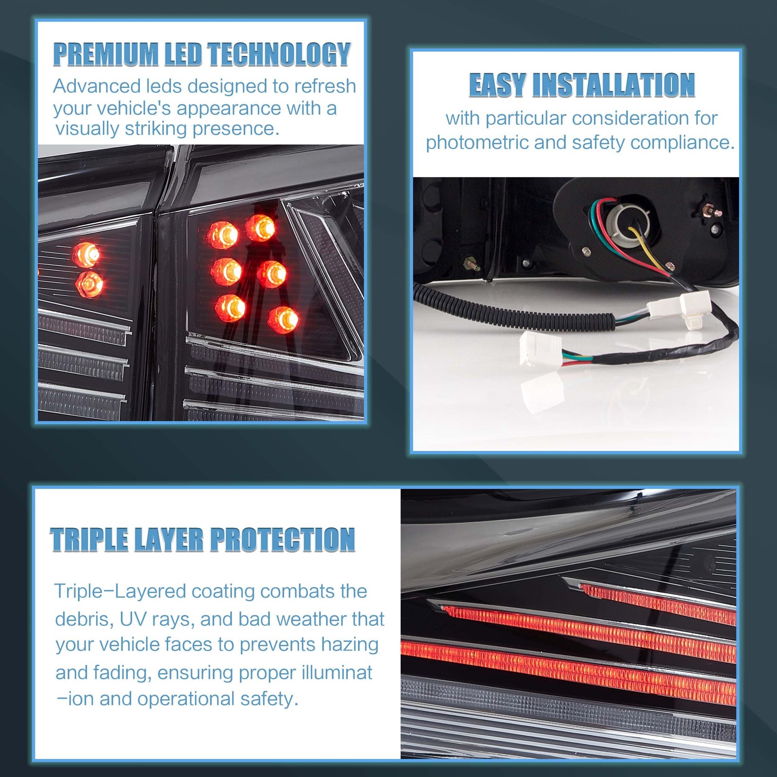 Tail lights Assembly Fit for Lexus IS 2nd Gen 2006-2012 Lexus IS250 IS350