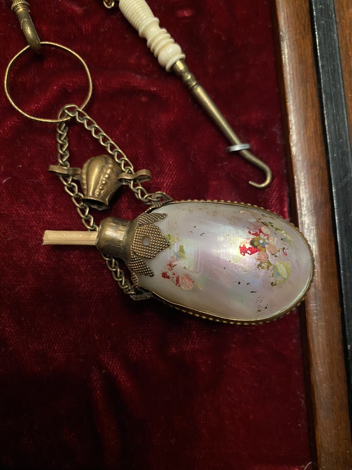 Victorian Antique Gold Filled Chatelaine