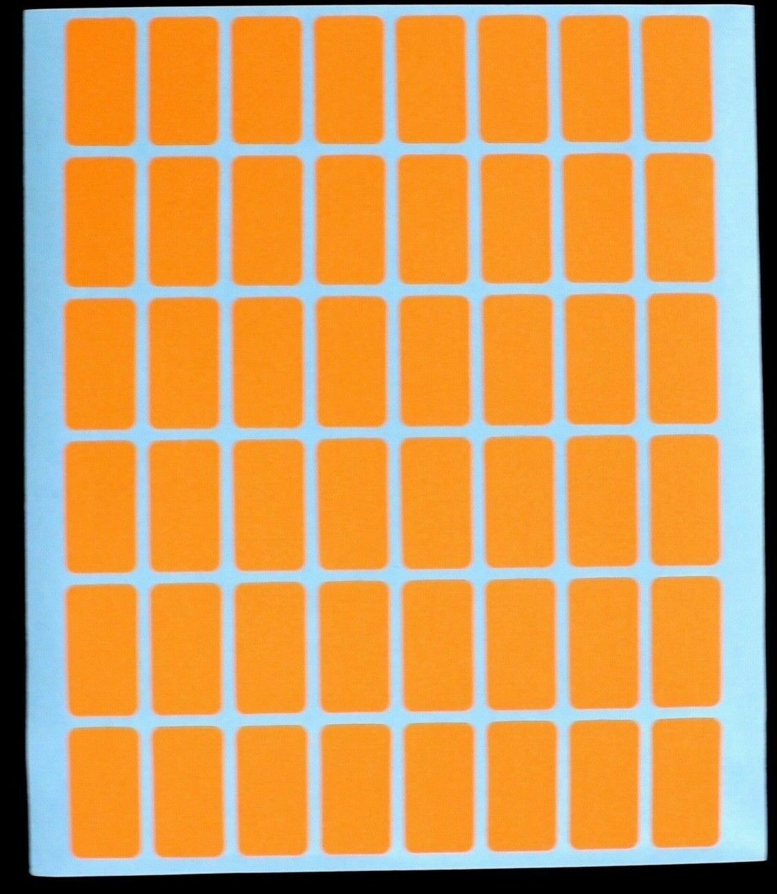 960 All Purpose Easy Peel OFF Self Adhesive Orange Price Label Tags 1/2” x 7/8”