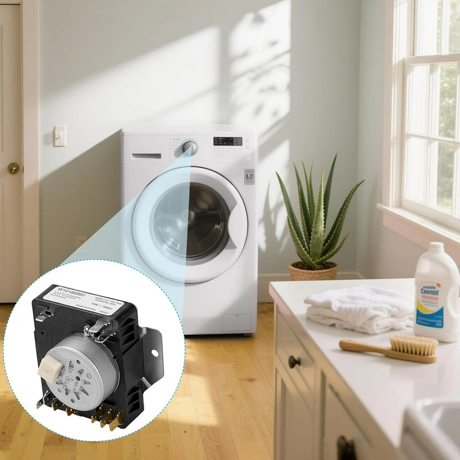 W10185982 WPW10185982 Dryer Timer for Whirlpool, Maytag WGD4800XQ0 WED4815EW1 US