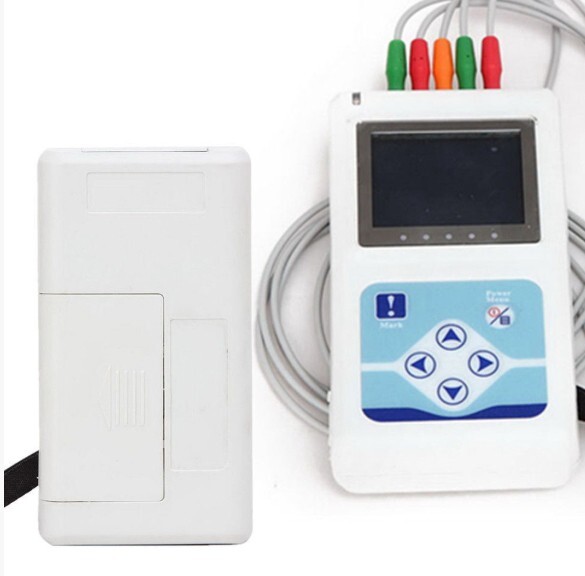 3 Channels Recordable Machine Dynamic ECG Holter System TLC9803