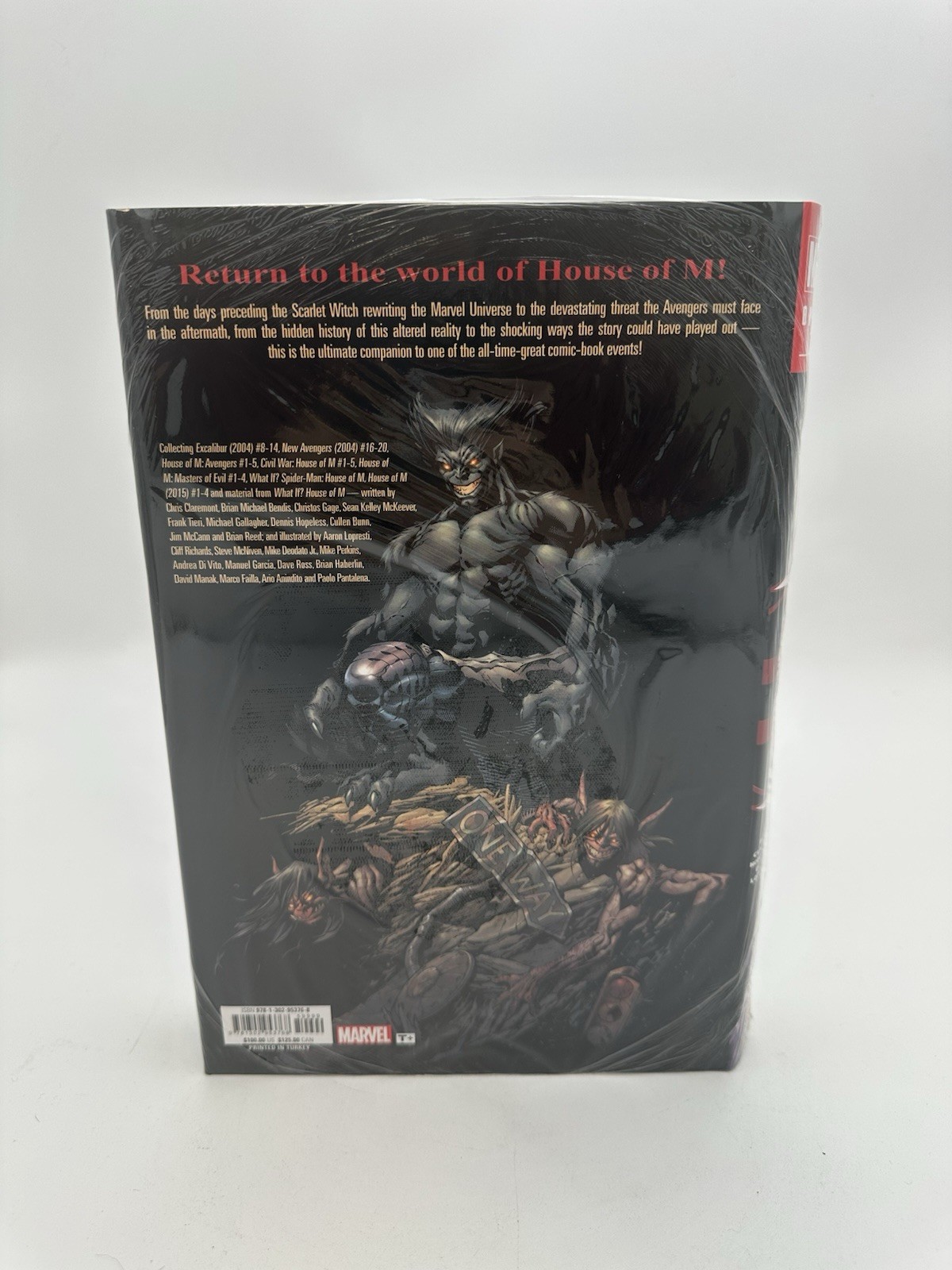 MARVEL COMICS HOUSE OF M OMNIBUS COMPANION HC PERKINS COVER