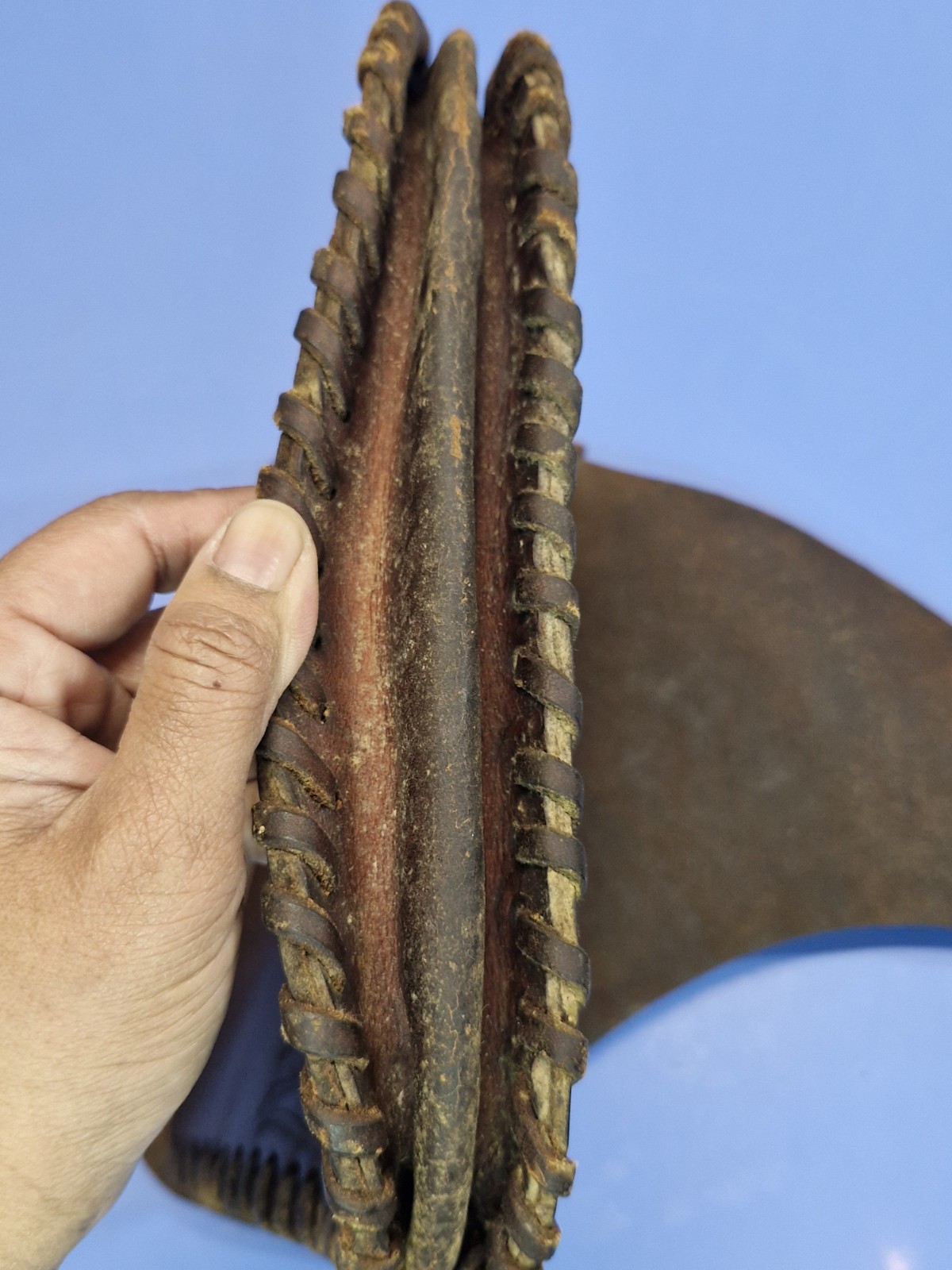 Vintage Tooled Leather Saddle Bags Motorcycle Saddlebag Set Floral Western