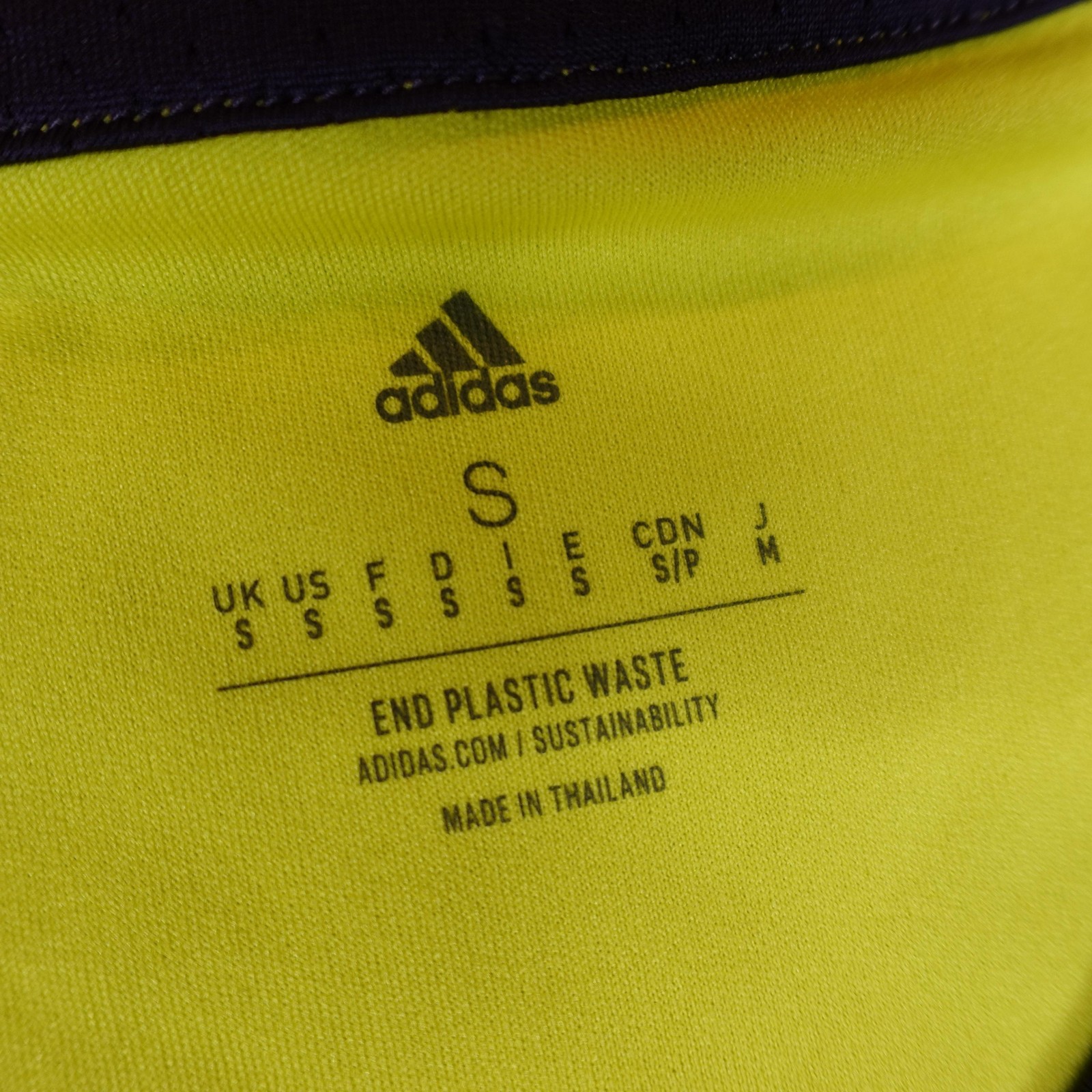 Nashville SC Jersey Mens Small Yellow MLS Soccer Adidas AEROREADY Renasant 2021