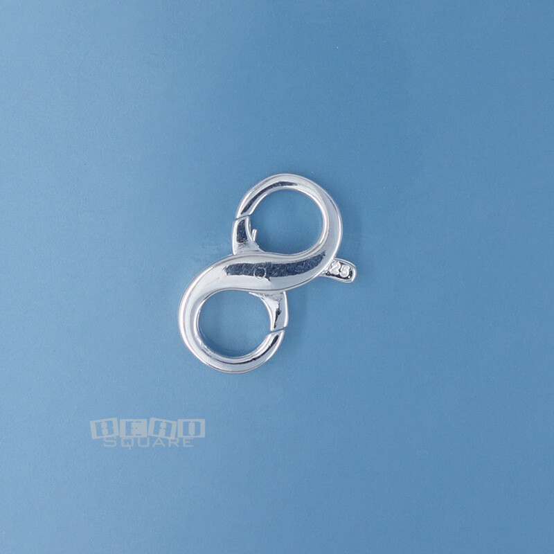 Sterling Silver Infinity Lobster Claw Clasp Connector Extender