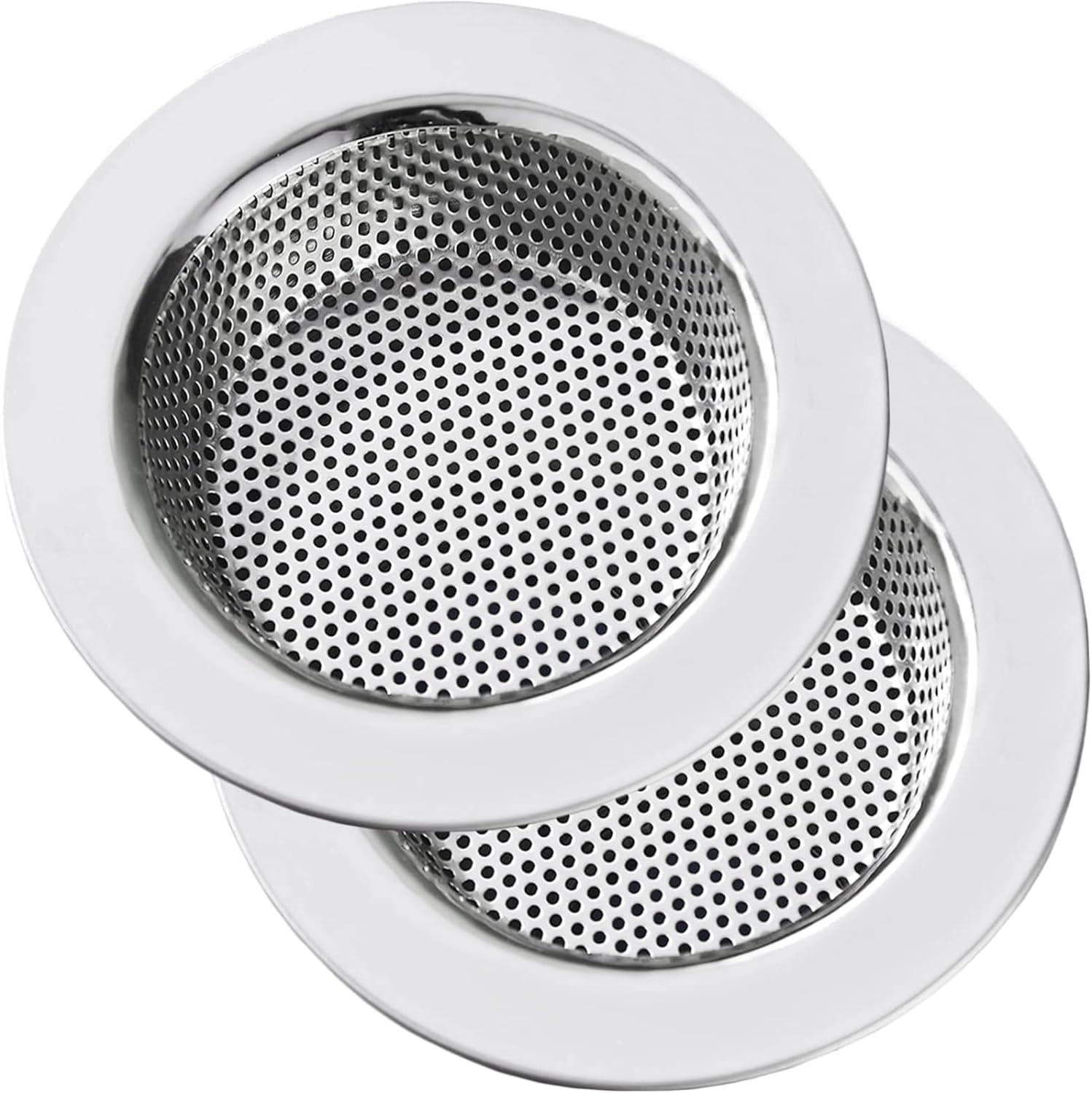 Kitchen Sink Strainer Stainless Steel 2pc