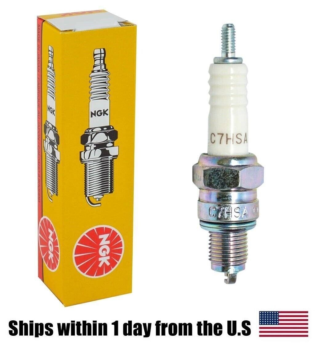 NGK C7HSA SPARK PLUG Stock 4629 USA SHIPPER GENUINE NGK -TWO PLUGS!!