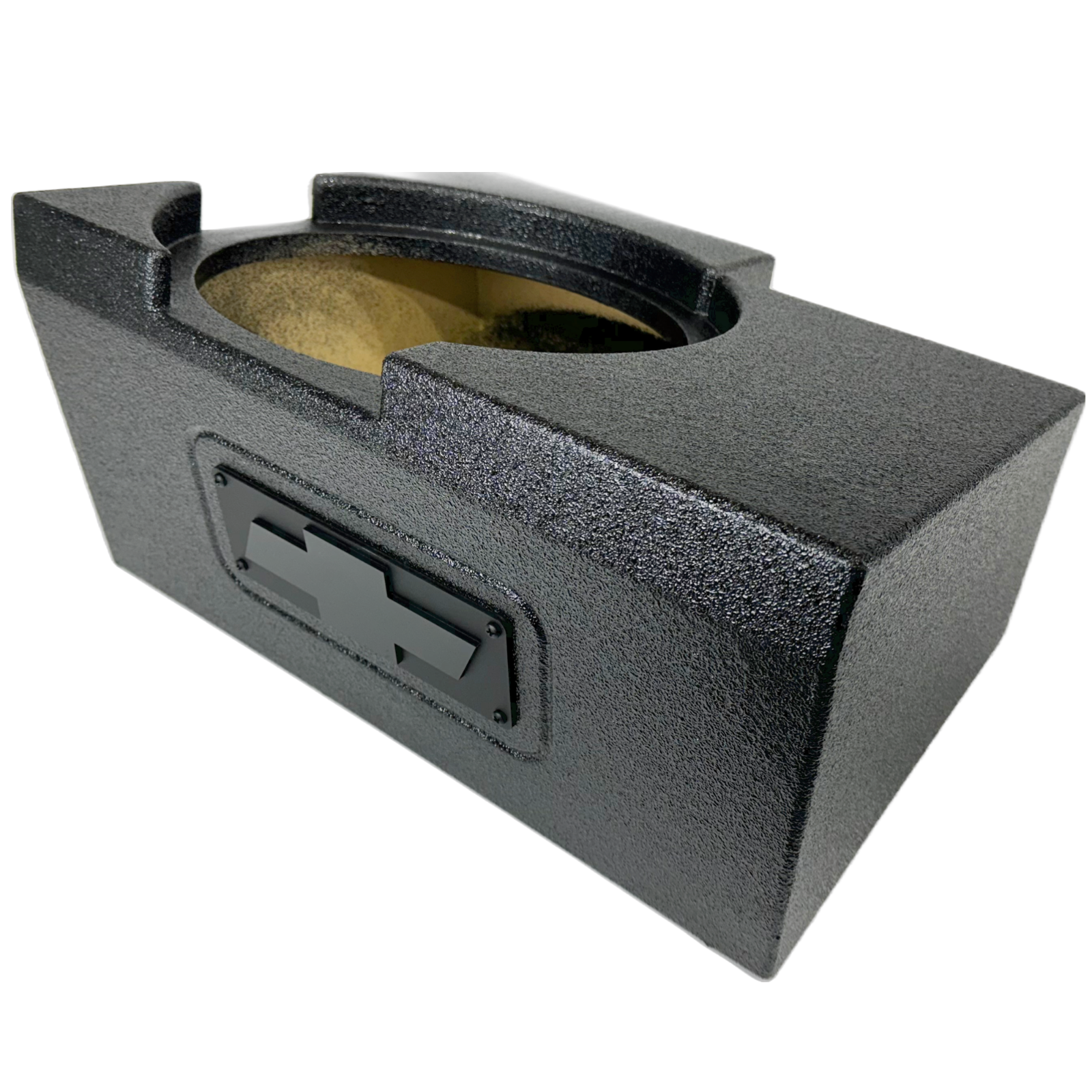 Silverado Sierra 19-24 Crew Cab Subwoofer Box Enclosure Single Woofer 1x12"