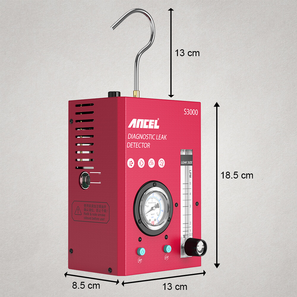 Ancel S3000 Automotive EVAP Smoke Machine Diagnostic Car Leak Detection Tester