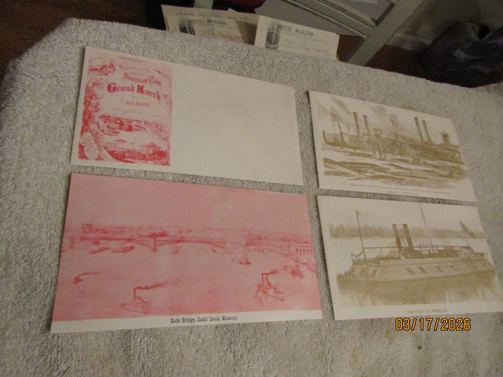 St Louis 1963 Eads Bridge Civil War First US Ironclad Gun Boats Envelopes FDC