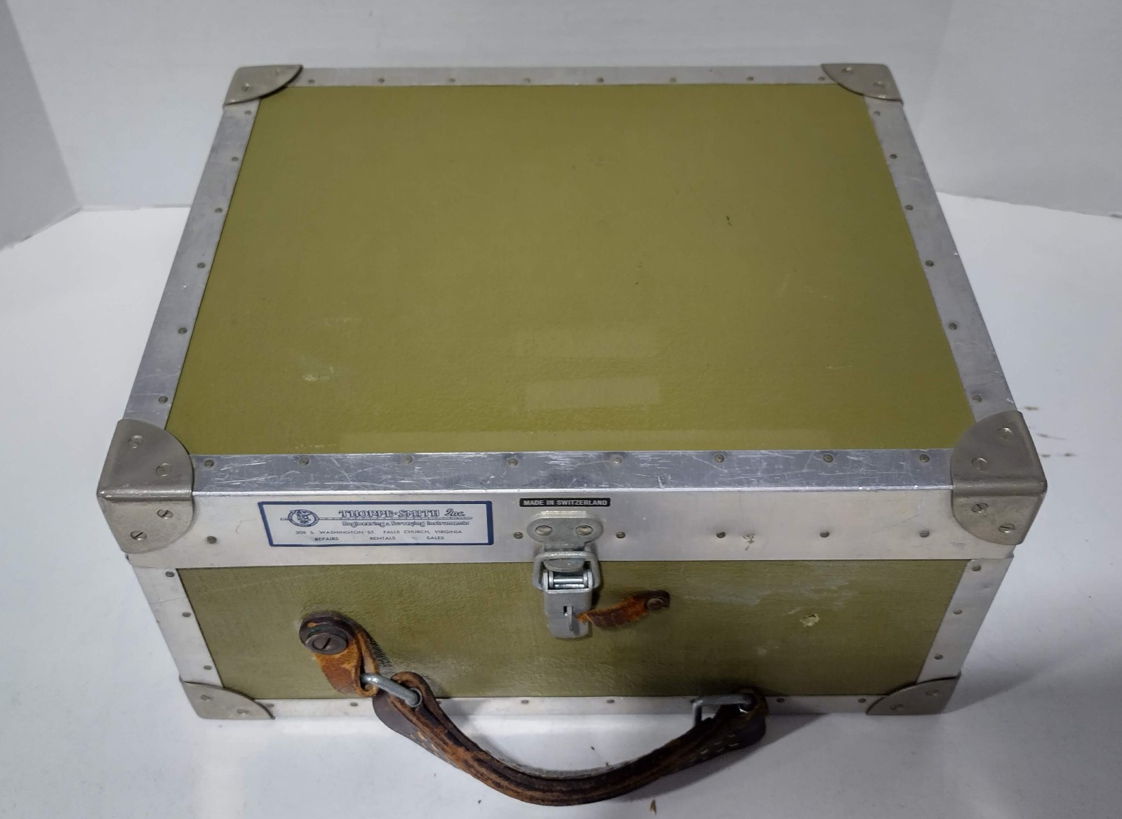 Wild Heerbrugg Switzerland Surveying Target Tribrach GZM5 w/Case Vintage 1960s