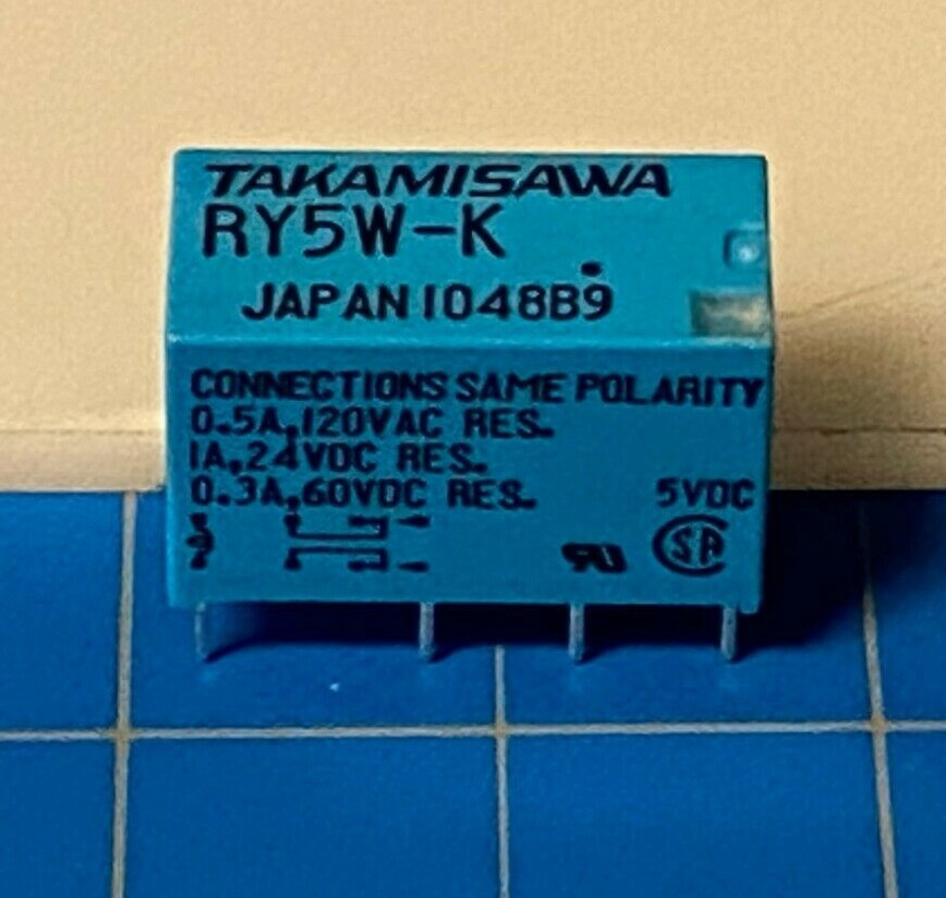 RY5W-K 5V DPDT Signal Relay For Audio 5VDC Miniature FAST SHIP FROM US ADDRESS