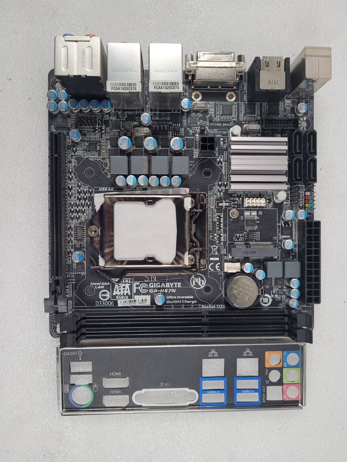 Gigabyte GA-H87N LGA 1151 DDR3 Motherboard w/ IO shield