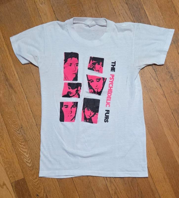 True 1980s vintage: Psychedelic Furs t shirt Med Pretty in Pink New Wave punk