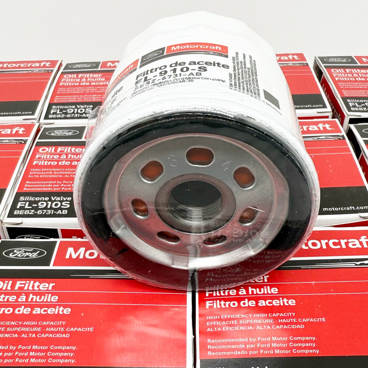 12 Pack Genuine OEM Ford Motorcraft FL-910S BE8Z-6731-AB Oil Filter