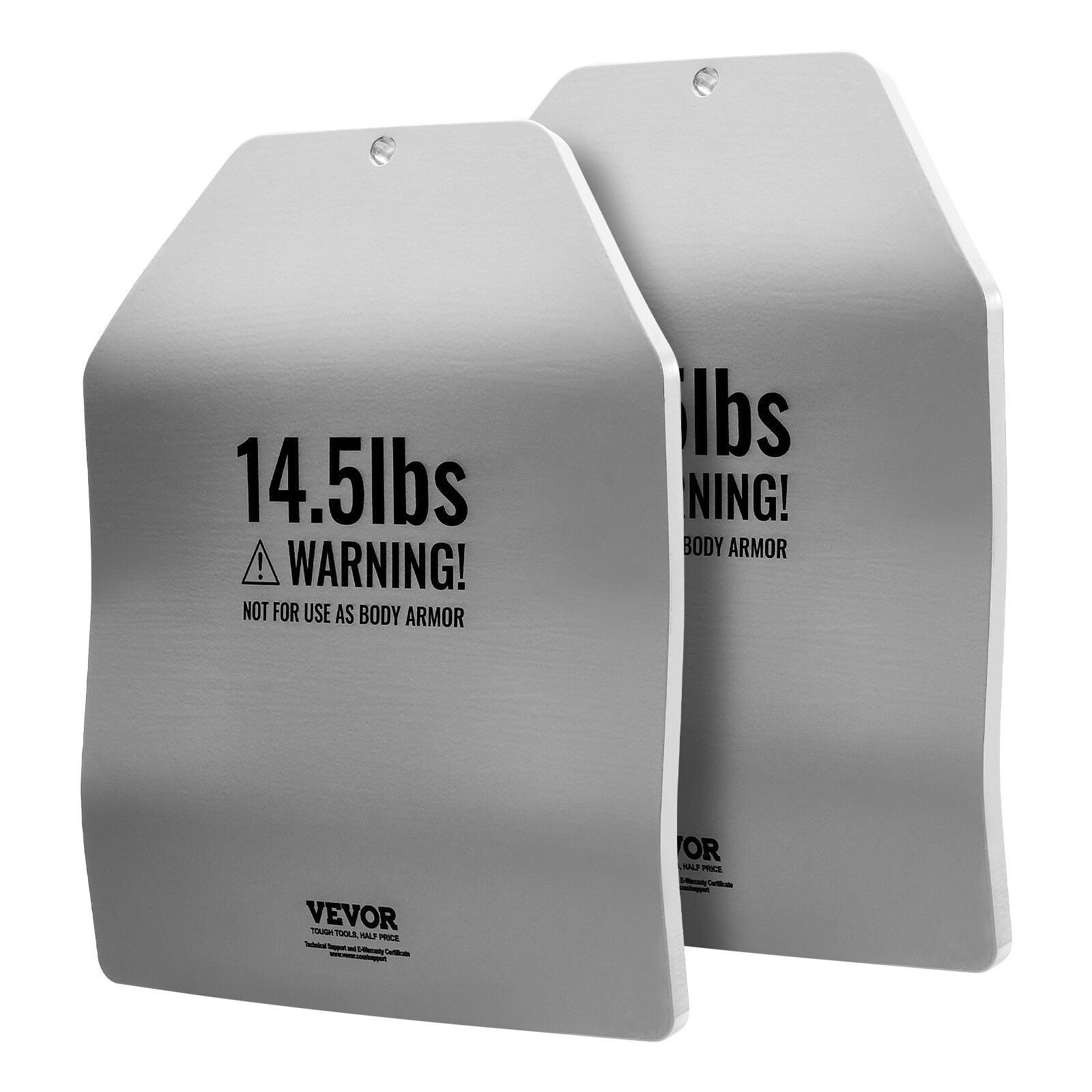 Curved Weight Vest Plates for Strength Training Workout 2x14.5 LB Plates