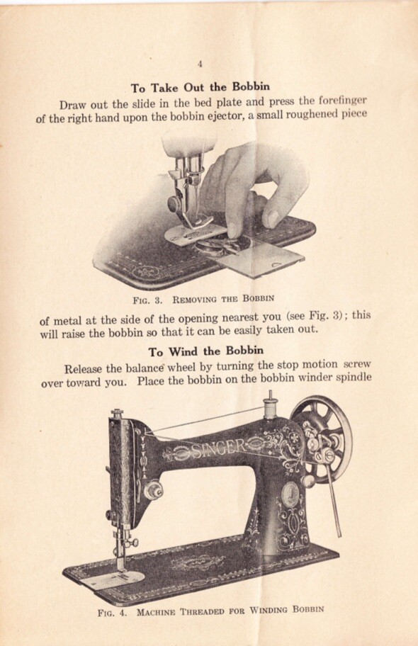 Large Deluxe-Edition Instructions Manual for Singer 66-1 Sewing Machine