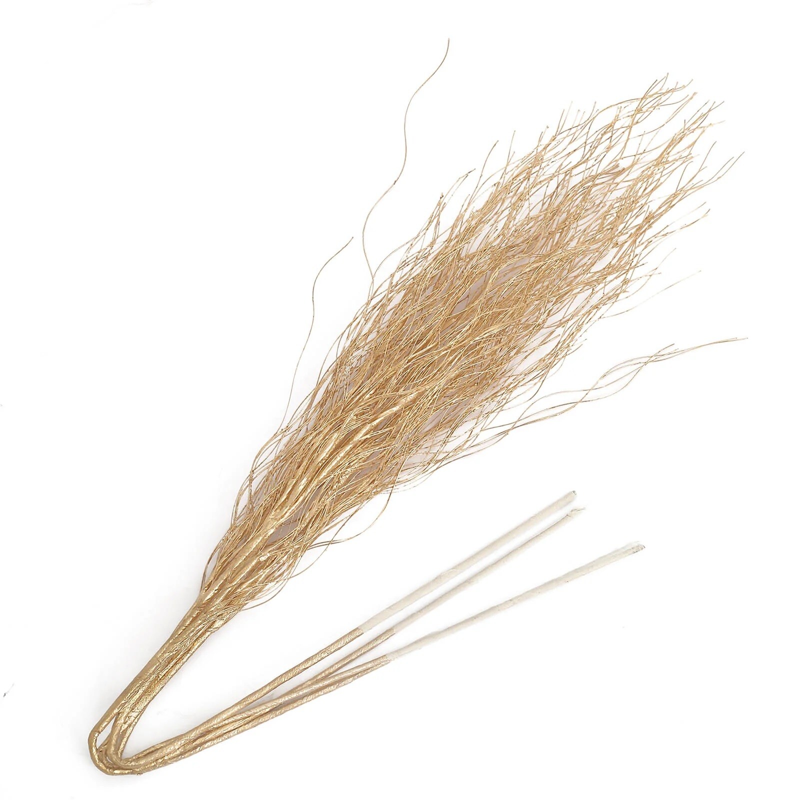 4 Metallic Gold 39" Long STEM Artificial Twigs Bendable Willow Sprays Events