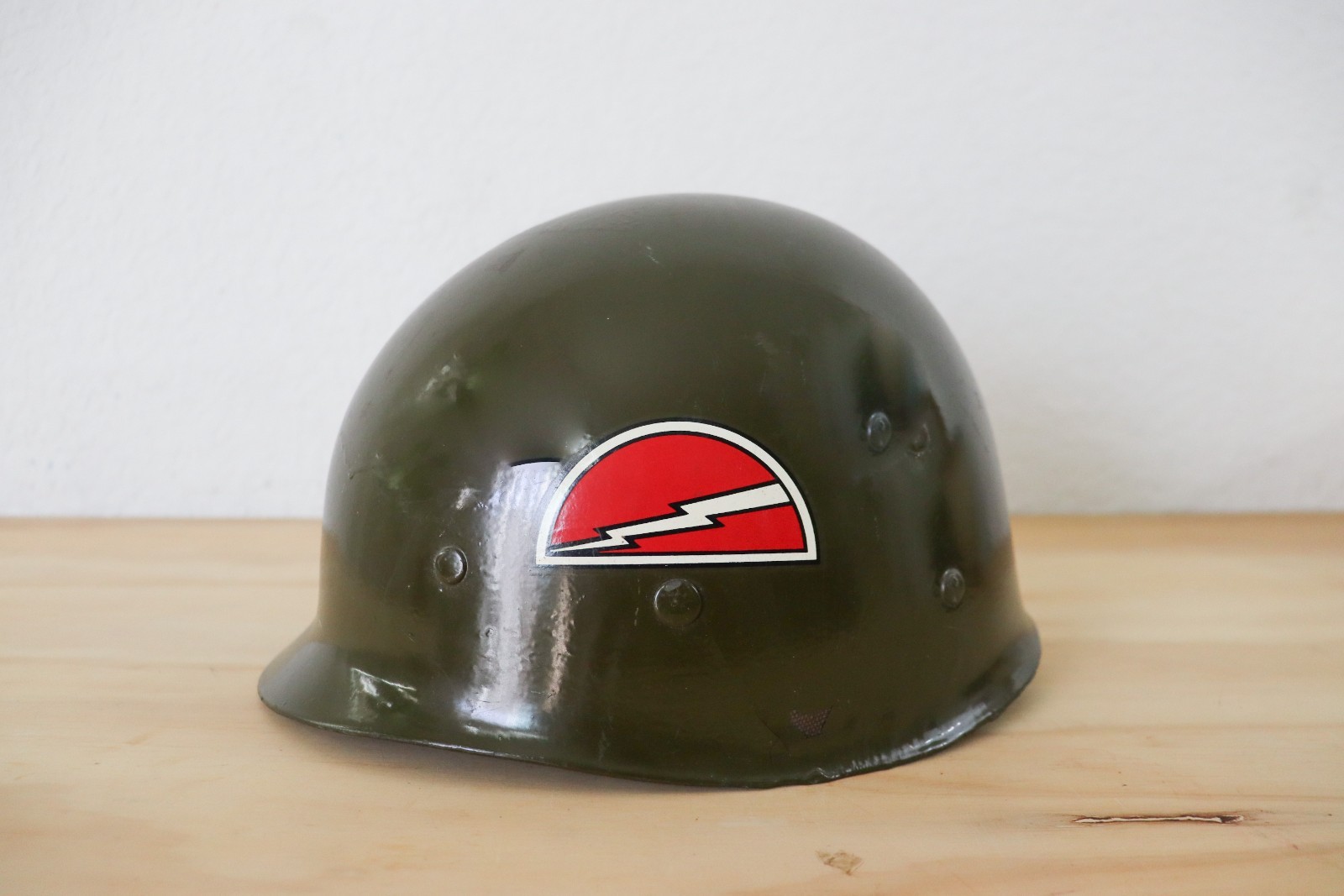 WW2 US ARMY M1 HELMET WESTINGHOUSE LINER 78TH INFANTRY DIVISION W/Emblems