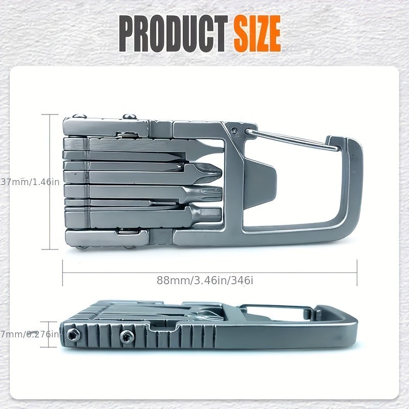 13-in-1 Multifunctional Portable Tool - Compact for Outdoor & Daily Tasks