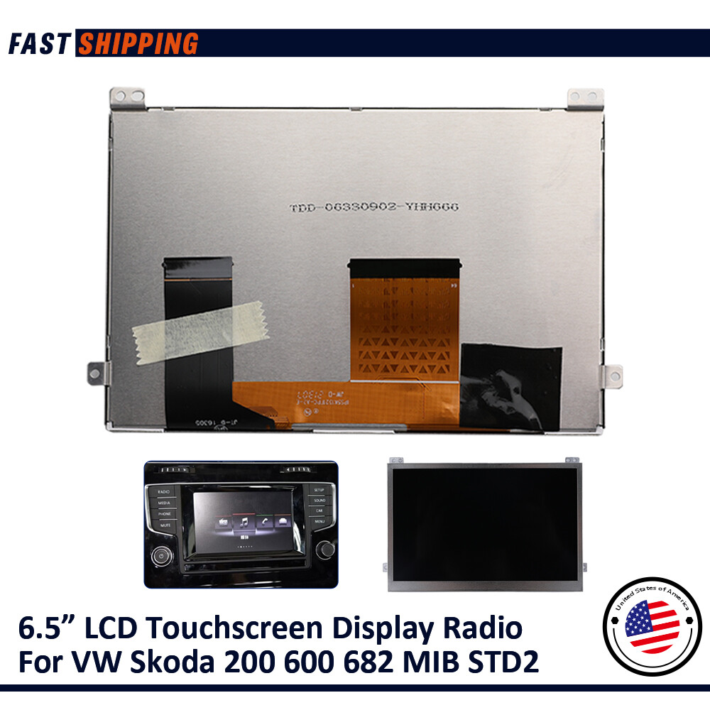 6.5" LCD Display Touch Screen TDO-WVGA0633F00045 For VW Skoda MIB STD2 684 200